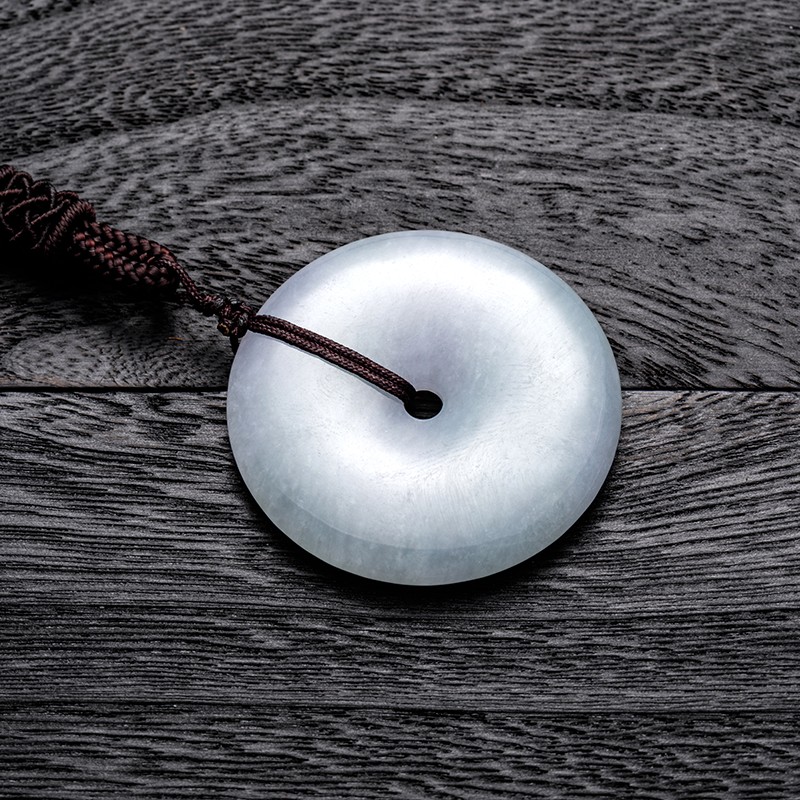 翡悦 春紫色翡翠吊坠