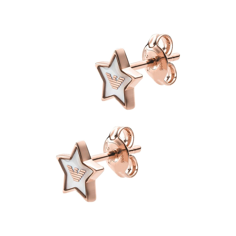 阿玛尼 星星贝母耳饰