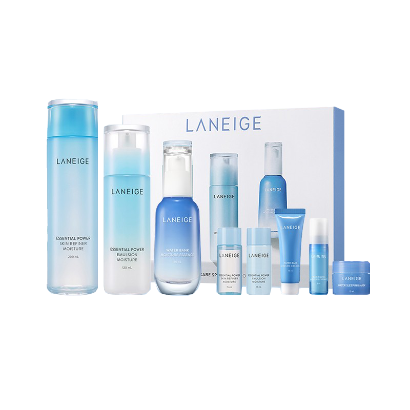 兰芝 水库凝肌水乳精华套装