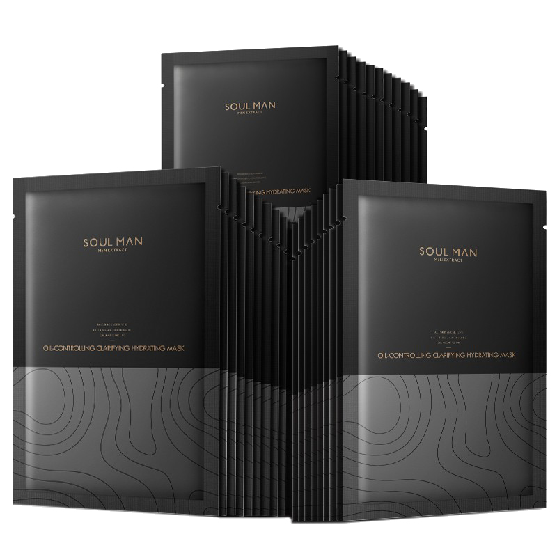 极男 补水锁水面膜