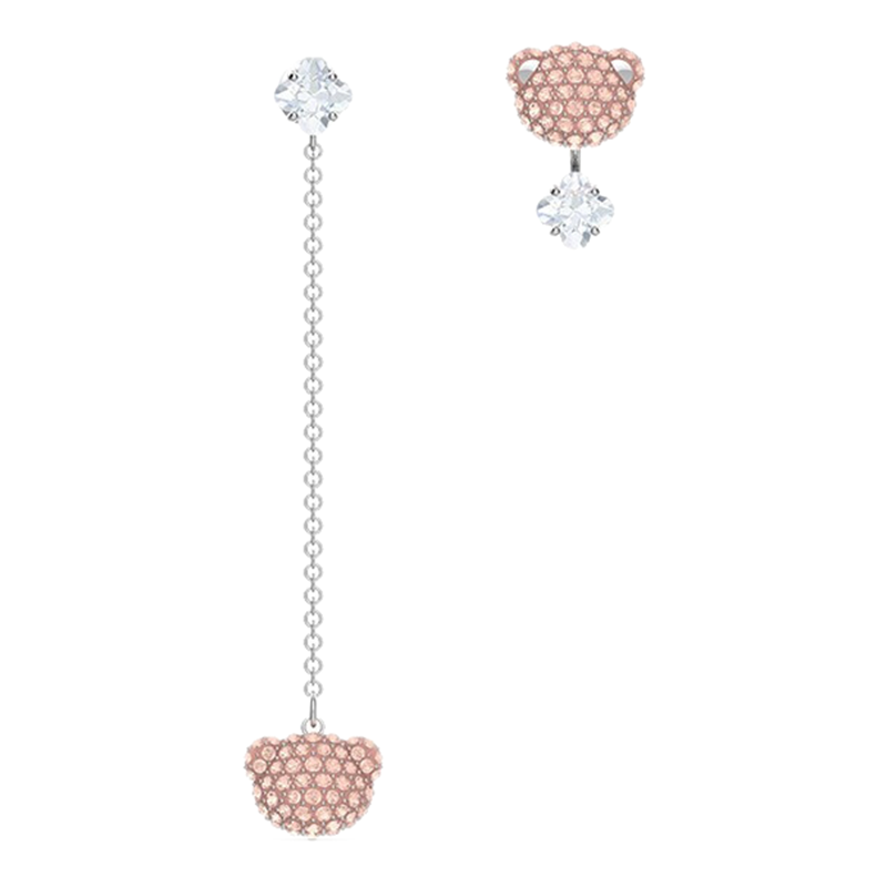 施华洛世奇 不对称 耳饰