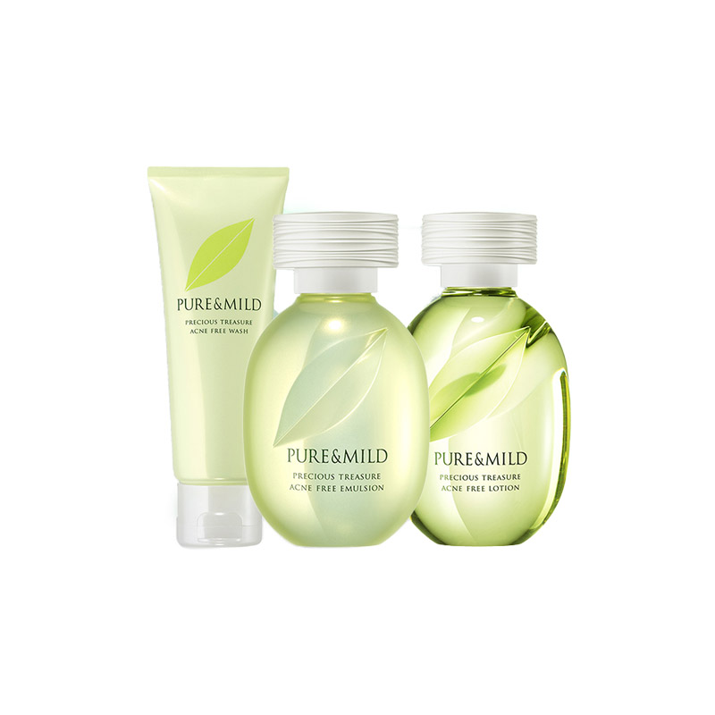 泊美 鲜纯珍萃净痘护肤套装