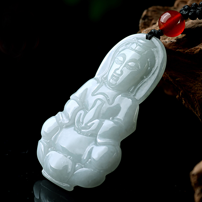 佳媛玉业 红玛瑙翡翠吊坠