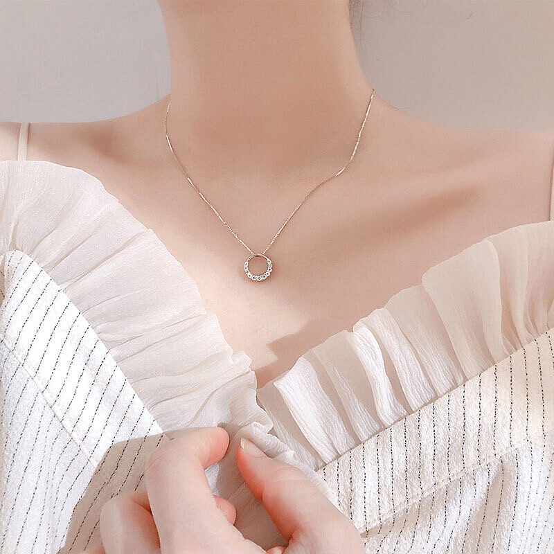 桑玛 几何圆圈项链