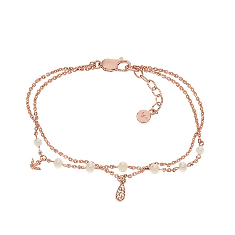 阿玛尼925银叠戴手链