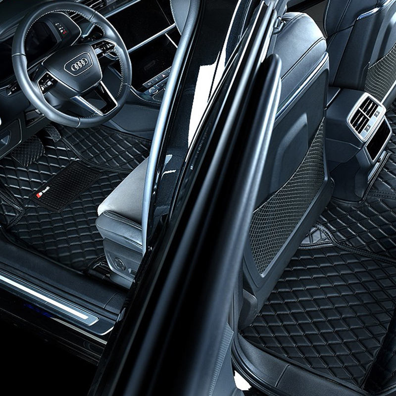 斯克帝 纯黑色脚垫