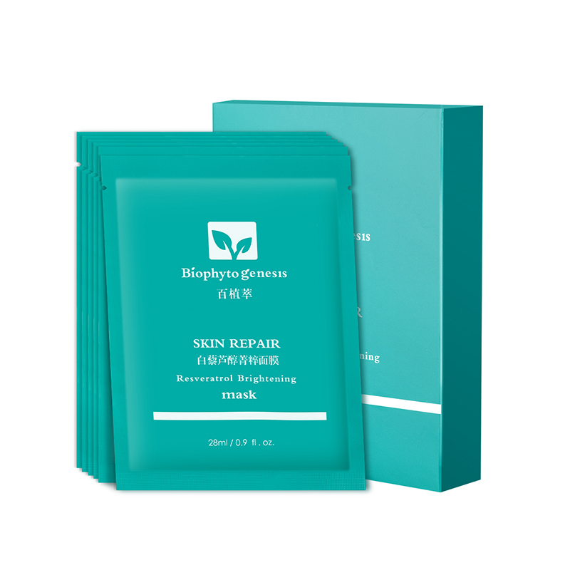 百植萃 白藜芦醇亮肤面膜