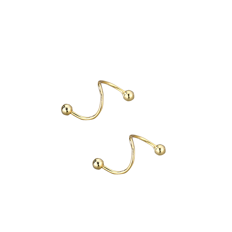 WF 简约弹簧耳饰