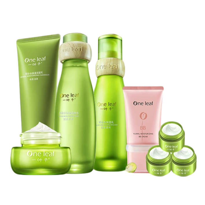 一叶子 清爽保湿护肤套装