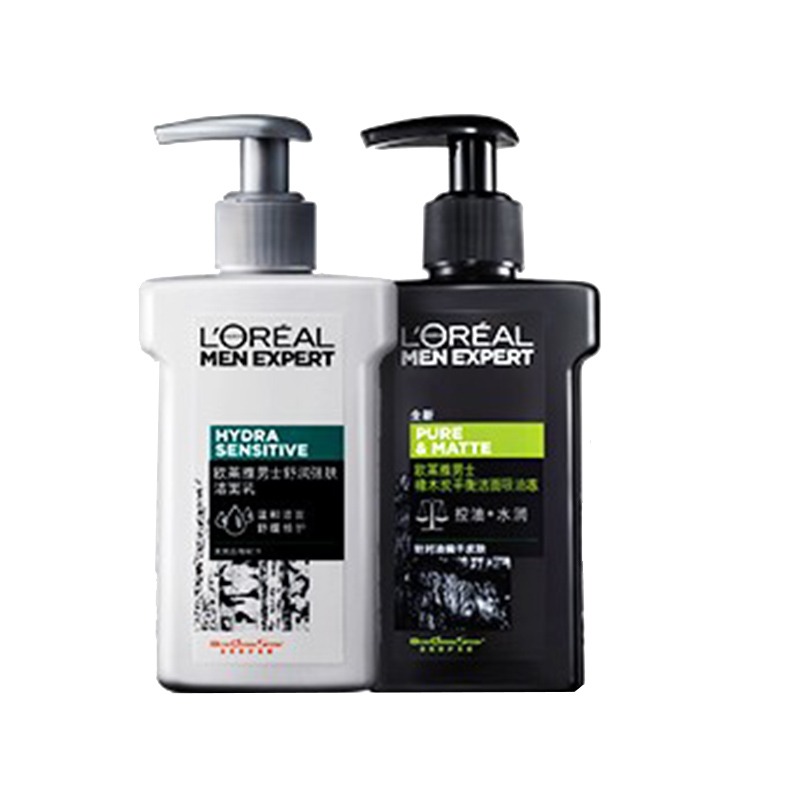 欧莱雅黑白控油补水洁面乳