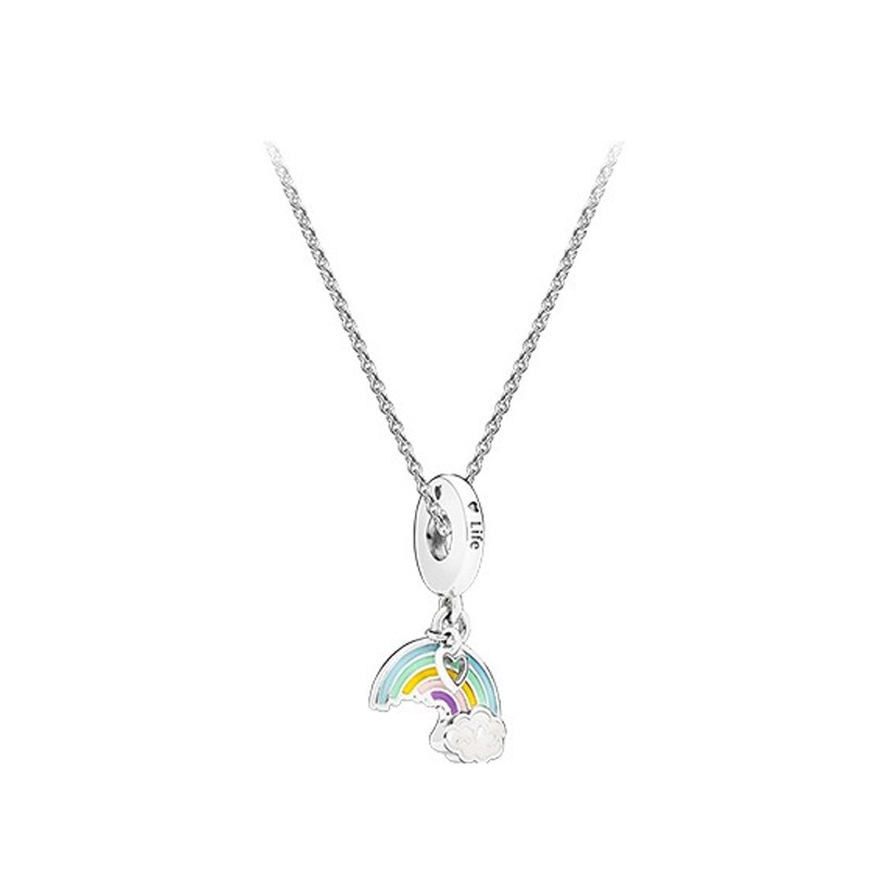 Pandora彩虹吊坠项链