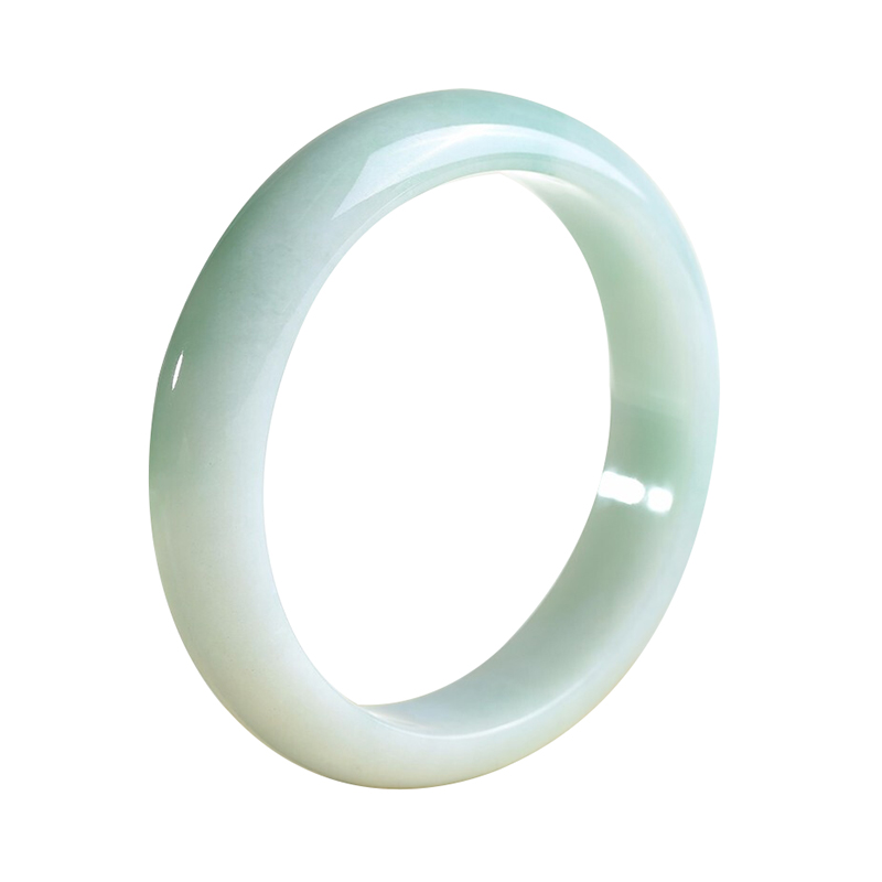 净心石 飘花水润翡翠手镯