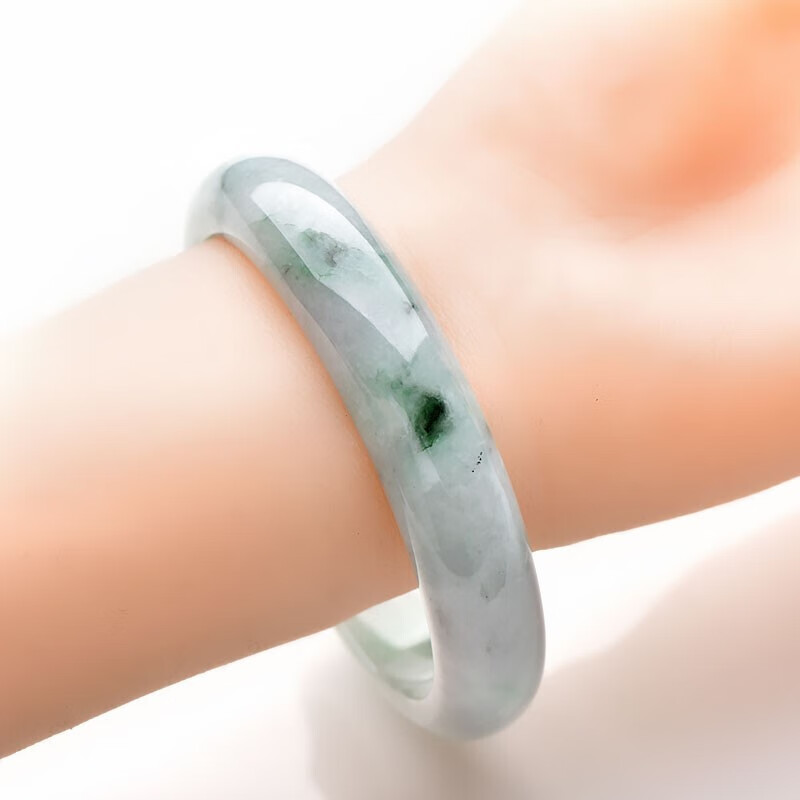 千载一玉 女士飘花多口径手镯