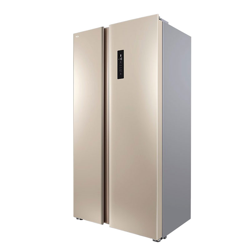 TCL纤薄不结霜对开门冰箱