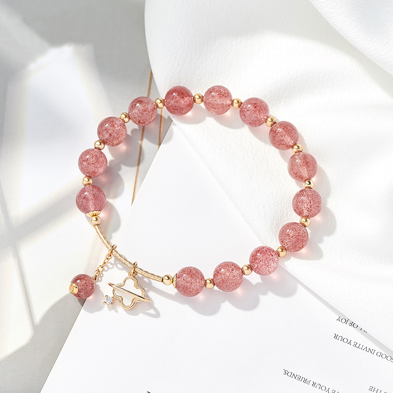 topgirl 草莓晶水晶手链