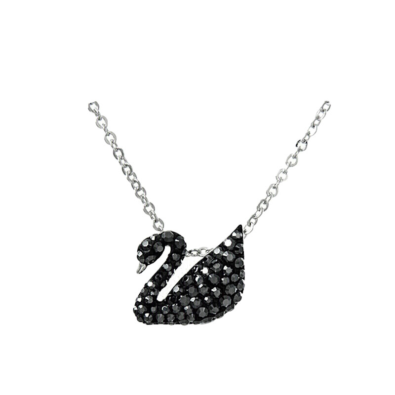 施华洛世奇黑天鹅项链