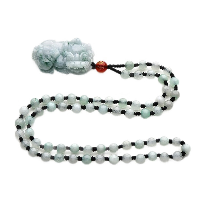 可玉可求 油绿飘花 翡翠吊坠