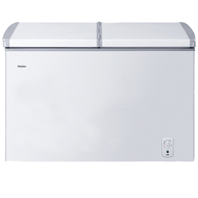 海尔 双箱双温区卧式冷柜