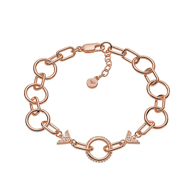 阿玛尼 925银亲肤手链