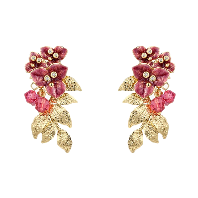 茜子 繁花影里耳饰