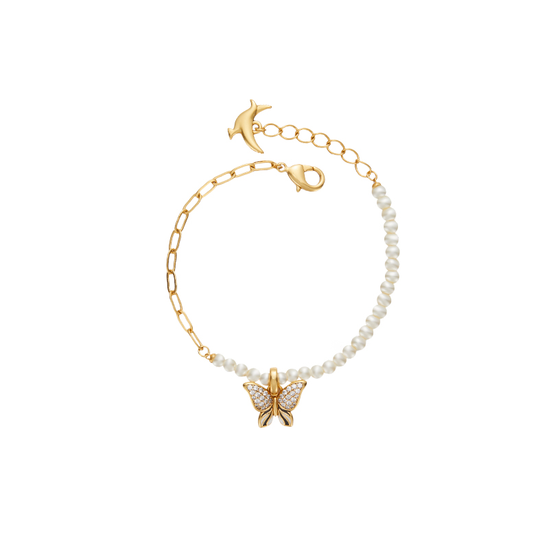 翡拉拉蝴蝶优雅简约手链