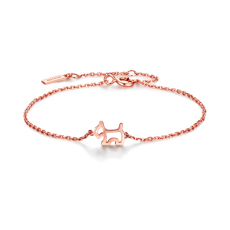 AGATHA 镂空小狗手链