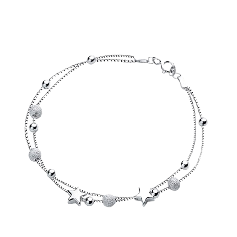 花影小清新星星双层转运珠手链