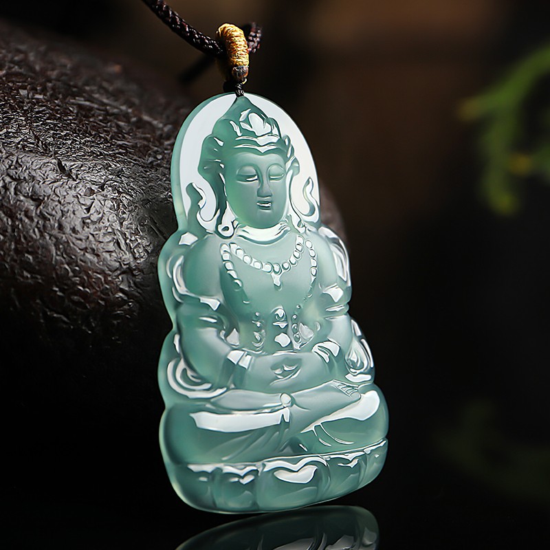 珍唯伊 水润通透 翡翠吊坠