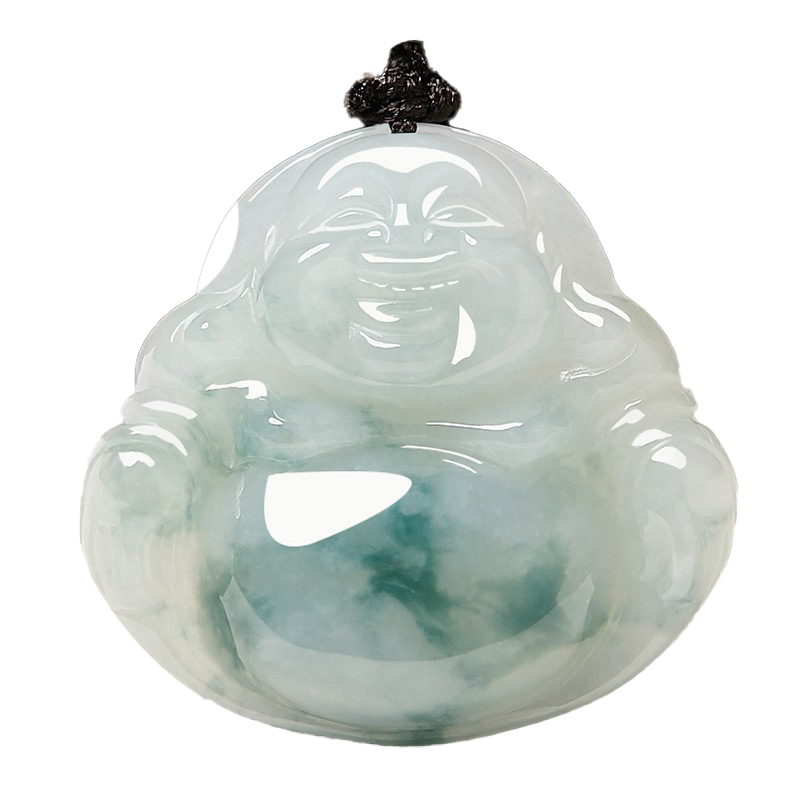 曼丽翠飘花翡翠吊坠