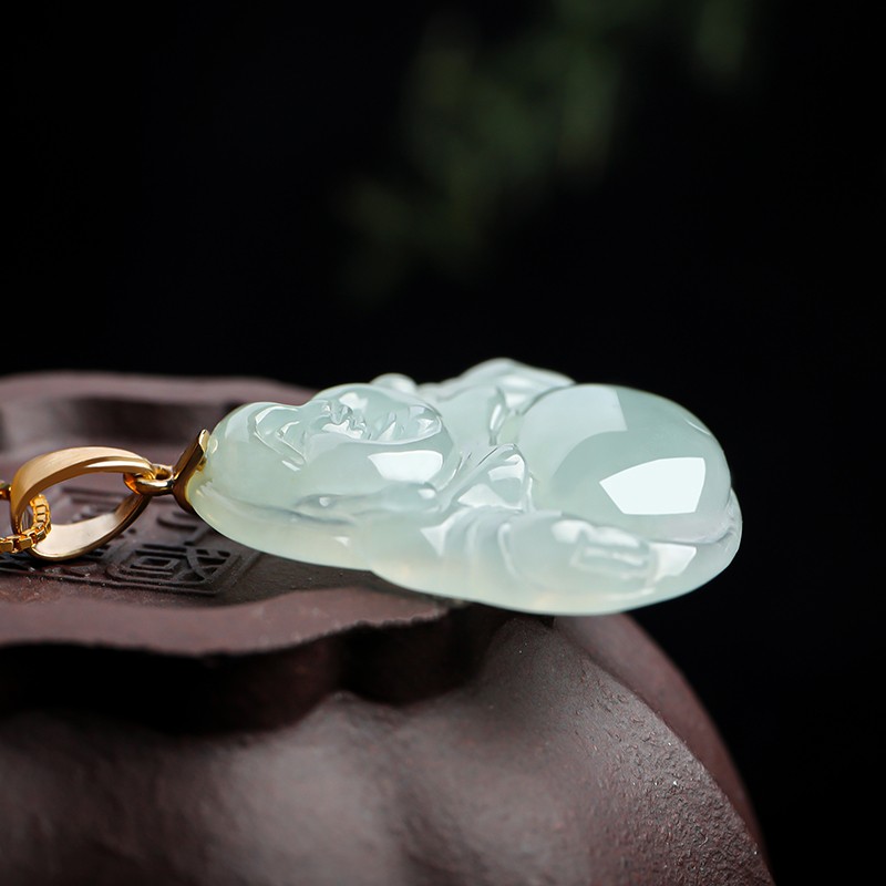 印象眸 弥勒佛翡翠吊坠