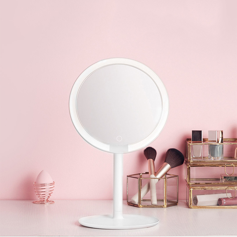 小米 台式带灯可充电化妆镜