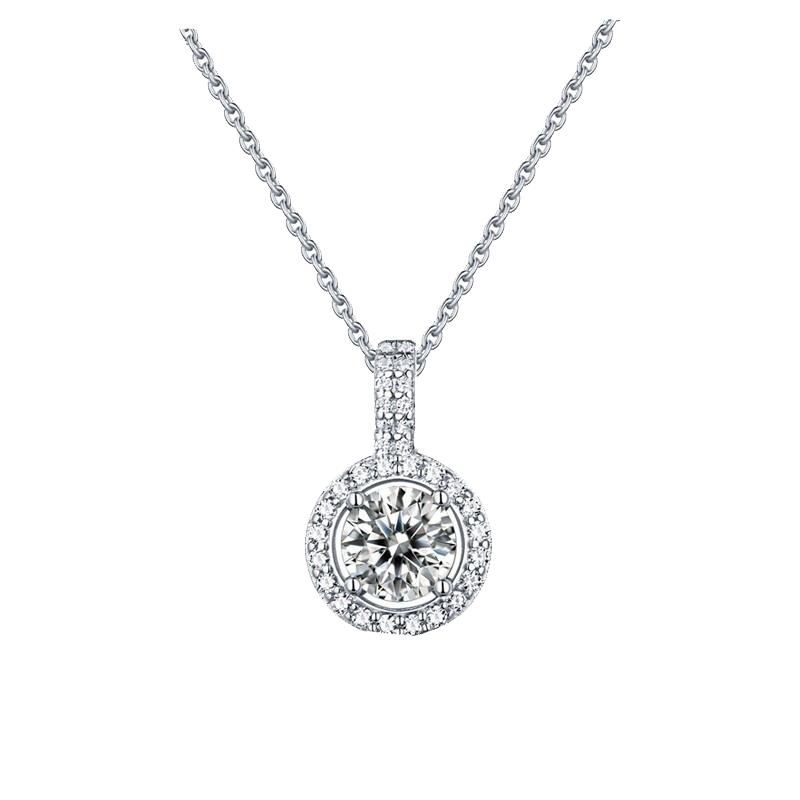 知尊优质莫桑石项链