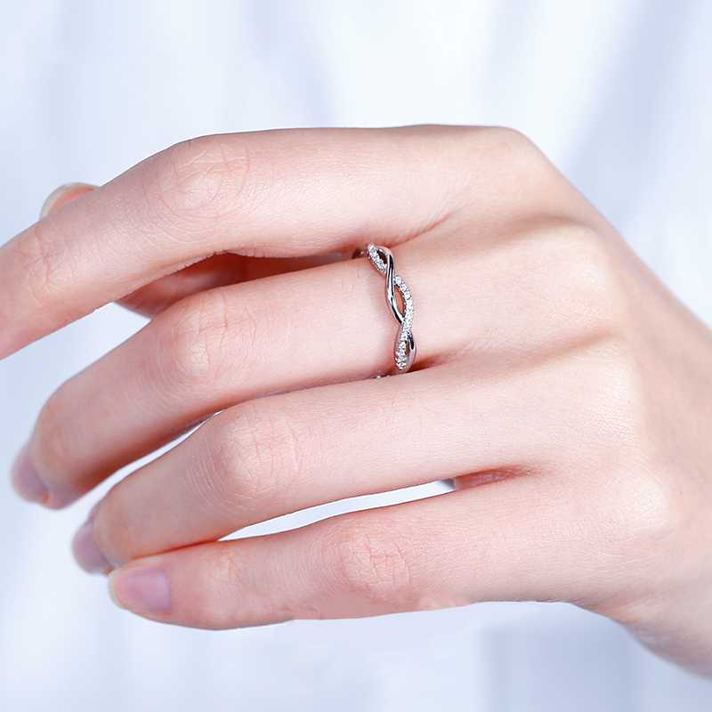 卡蒂罗 交织活口戒指