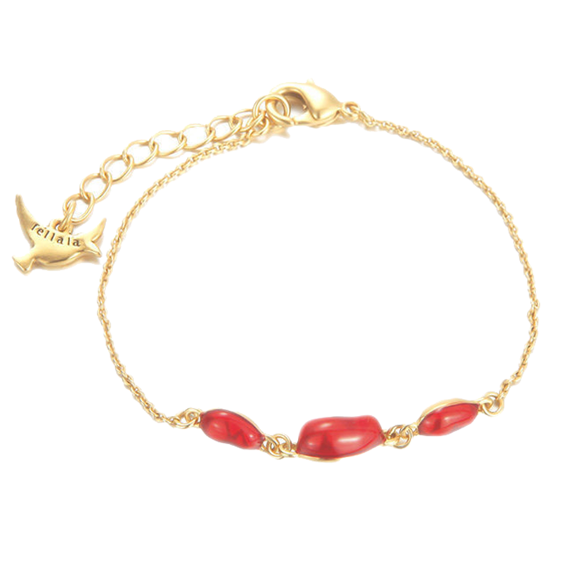 翡拉拉红豆造型手链