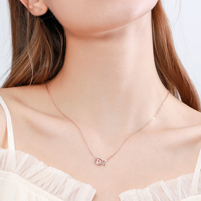 T400 小丑鱼锁骨项链