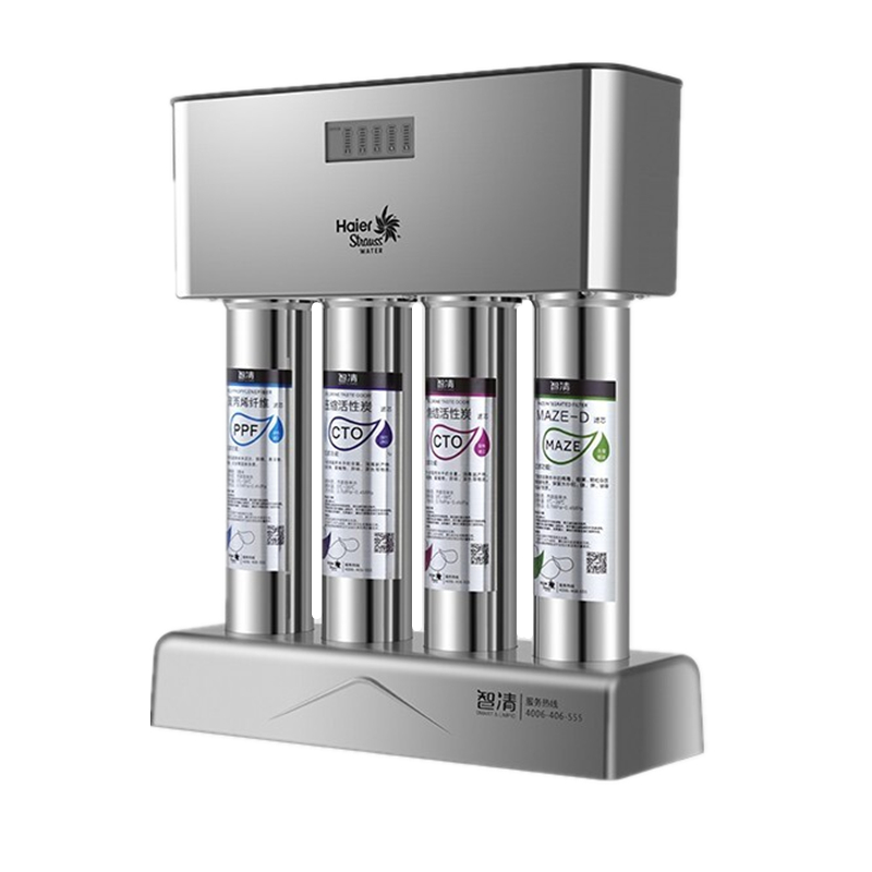 海尔 不锈钢机身净水器