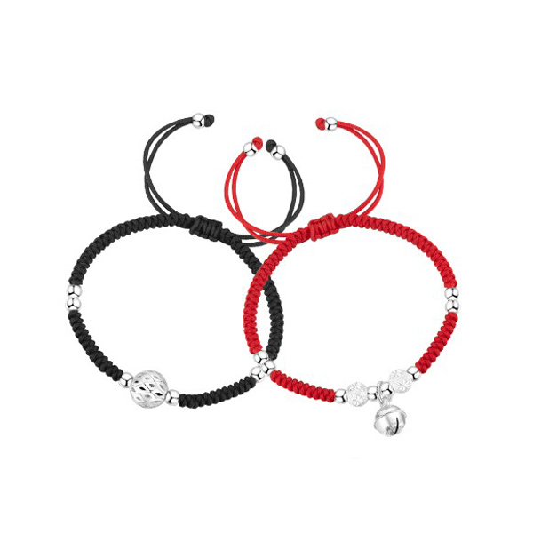 沫兰 质感抛光情侣手链