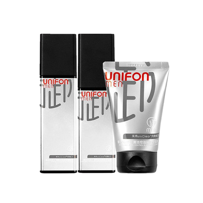 御泥坊 男士黑茶保湿护肤套装