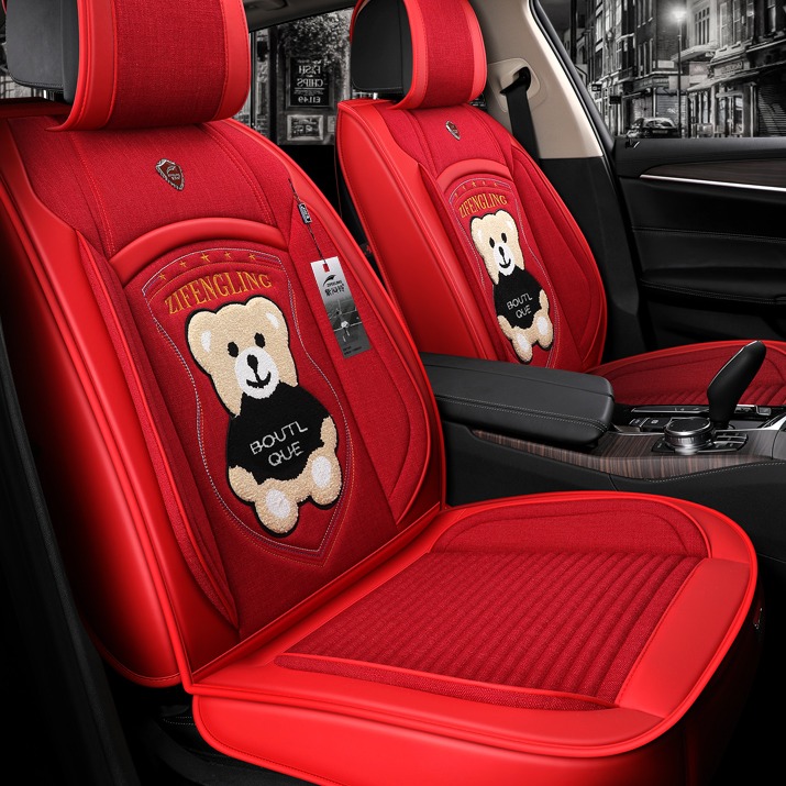 紫风铃卡通汽车座垫