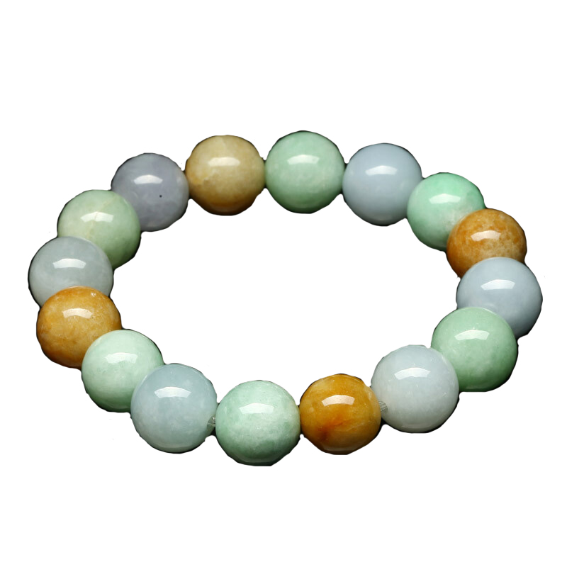 七彩云南 彩色 翡翠手镯