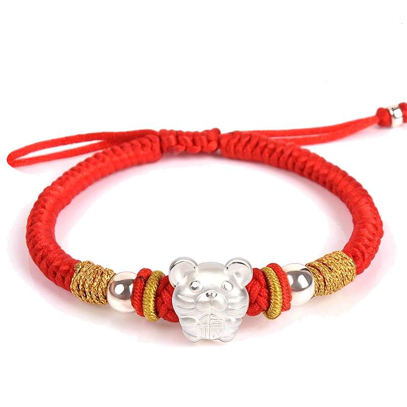 知寻 纯银红绳手链