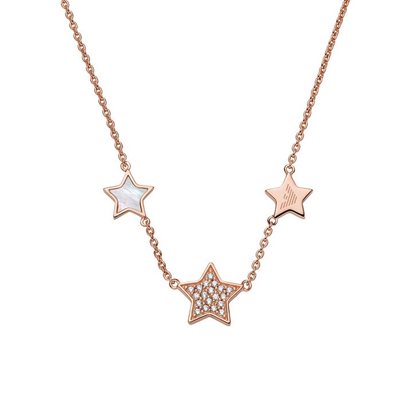 阿玛尼 星星镶钻 项链