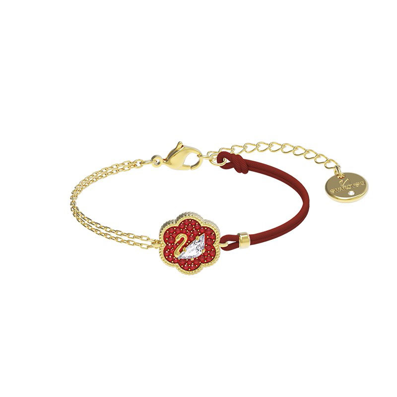 施华洛世奇宝相花天鹅手链