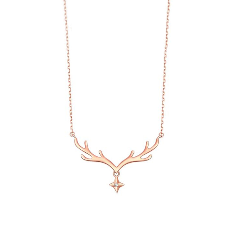 卡蒂罗 心鹿钻石 项链