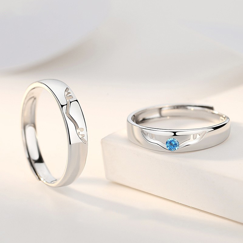 圣雅罗镶嵌白锆戒指