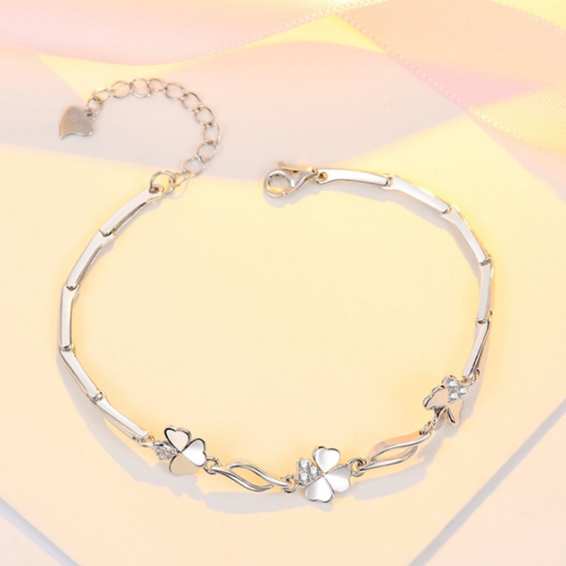 珂瑞逸简约时尚女款银饰手链