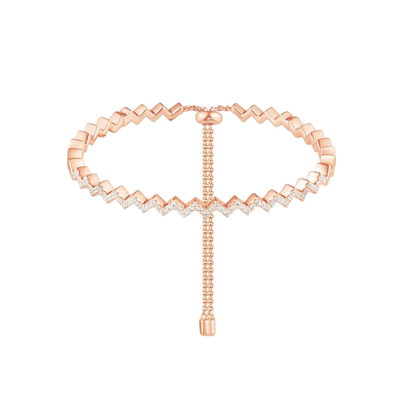 APM z字形银手链