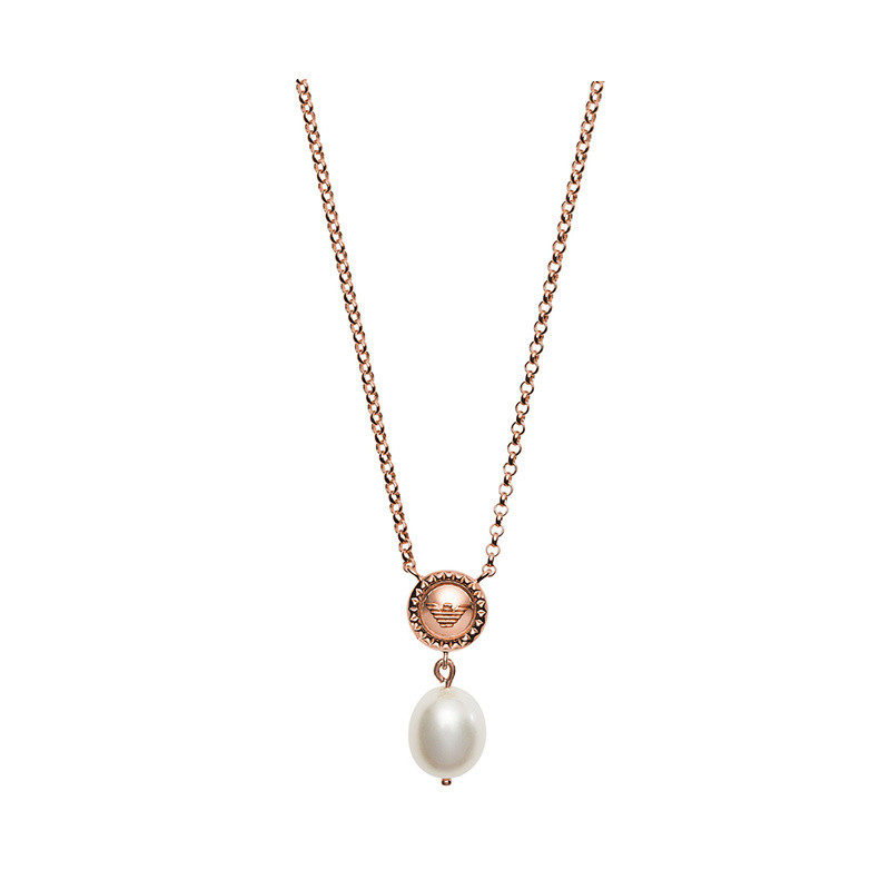 阿玛尼气质银质珍珠项链