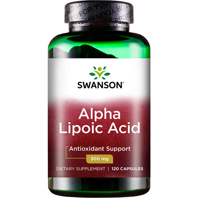 斯旺森 植物纤维 α硫辛酸胶囊