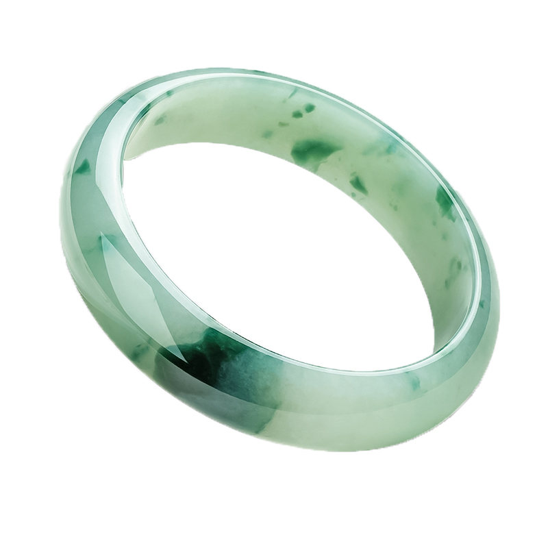 碧玉尊 绿冰种翡翠手镯